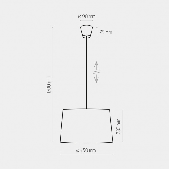 Подвесной светильник TK Lighting 1883 Maja White