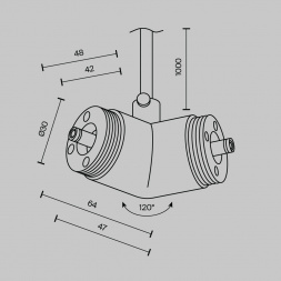 Аксессуар Maytoni Technical CA018LWC-P-B