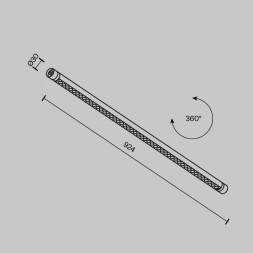 Светильник Maytoni Technical C149CL-L900-24W3K-B
