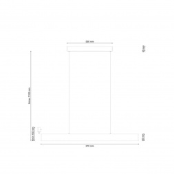 Подвесной светодиодный светильник Lucia Tucci Aero 206.30 Bianco Led