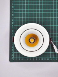 Встраиваемый светодиодный светильник Elvan VLS-006R-12W-WW-Wh