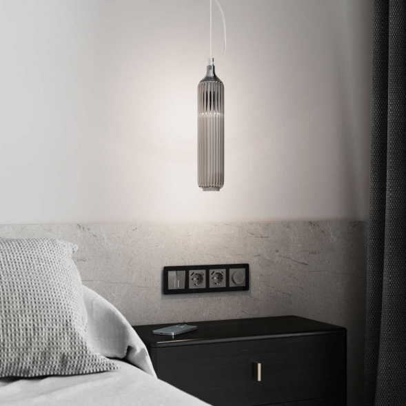 Накладка для розетки USB Werkel графит акрил W1179544 4690389197574