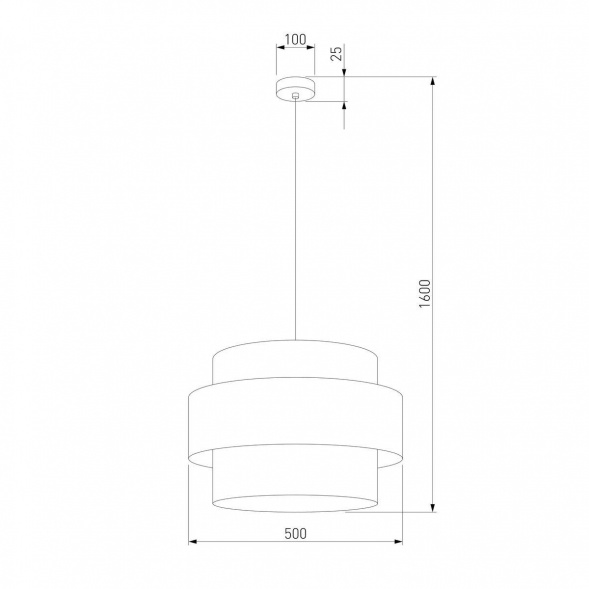 Подвесной светильник TK Lighting 2758 Trio