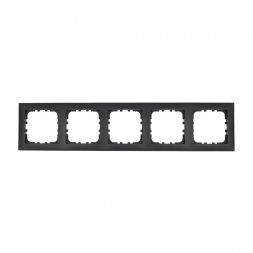 Рамка LK Studio 5-постовая (черный бархат) LK60 864508-1