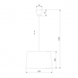 Подвесной светильник TK Lighting 1885 Maja Black