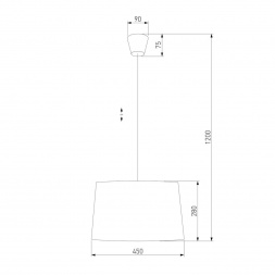 Подвесной светильник TK Lighting 1885 Maja Black