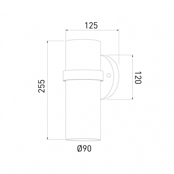 Уличный настенный cветильник Elektrostandard Grin 35000/D черный a061037