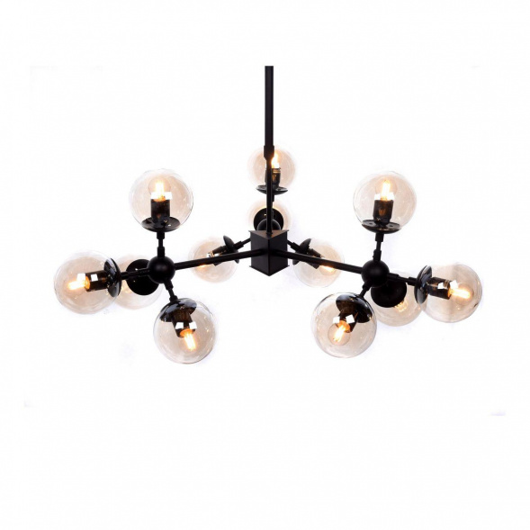 Подвесная люстра Lumina Deco Zodiak LDP 160-12 BK