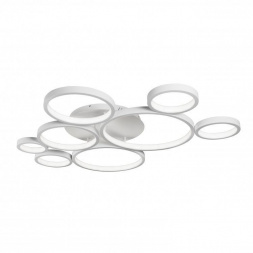 Потолочная светодиодная люстра iLedex Ring Star 9004-8L-X WH