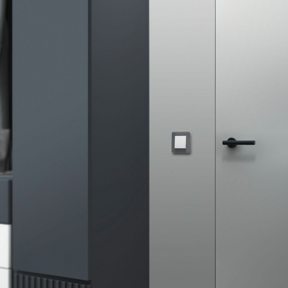 Выключатель одноклавишный проходной Werkel белый матовый W1112061 4690389184598