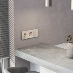 Накладка для розетки USB Werkel белый акрил W1179543 4690389197215