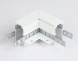 Коннектор L-образный для встраиваемого шинопровода Ambrella light Track System Magnetic GL3352