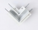 Коннектор L-образный для встраиваемого шинопровода Ambrella light Track System Magnetic GL3352