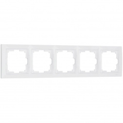 Рамка на 5 постов Werkel Snabb basic белый W0052001 4690389161452