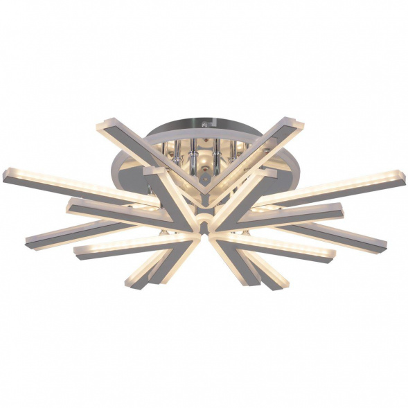 Потолочная светодиодная люстра Reluce 09824-3.3-4+4C CR (RGB)