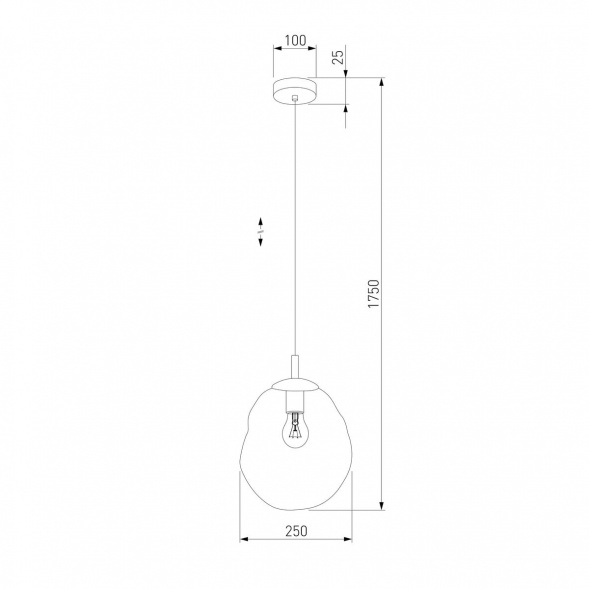 Подвесной светильник TK Lighting 10083 Sol