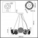 Подвесная светодиодная люстра Odeon Light Exclusive Caramella 5416/95L