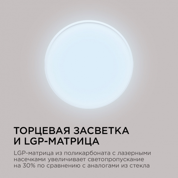 Настенно-потолочный светодиодный светильник Apeyron Spin 18-136