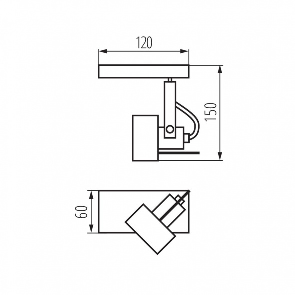 Спот Kanlux SONDA II EL-1O W 34921