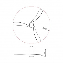 Люстра-вентилятор Mantra NEMO M 9047