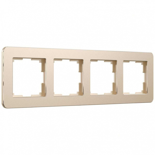 Рамка Werkel Platinum на 4 поста шампань W0042611 4690389184529