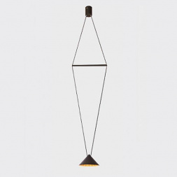 Подвесной светодиодный светильник Italline IT03-1430 black/orange