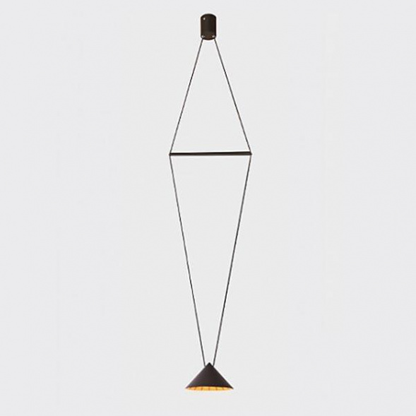 Подвесной светодиодный светильник Italline IT03-1430 black/orange