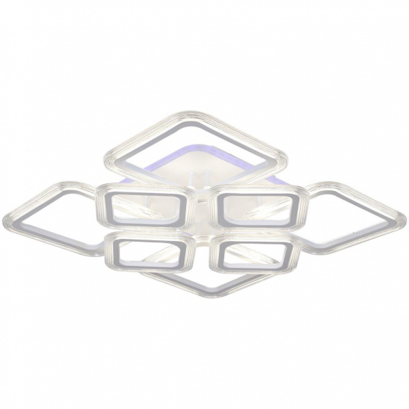 Потолочная светодиодная люстра Reluce 09826-3.3-4+4A WH (RGB)