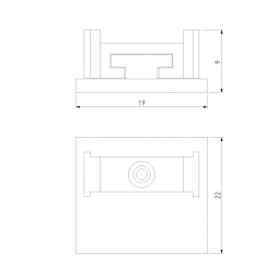 Заглушка Elektrostandard для накладного шинопровода Titan Line Magnetic 85230/00 (2 шт.) a069724