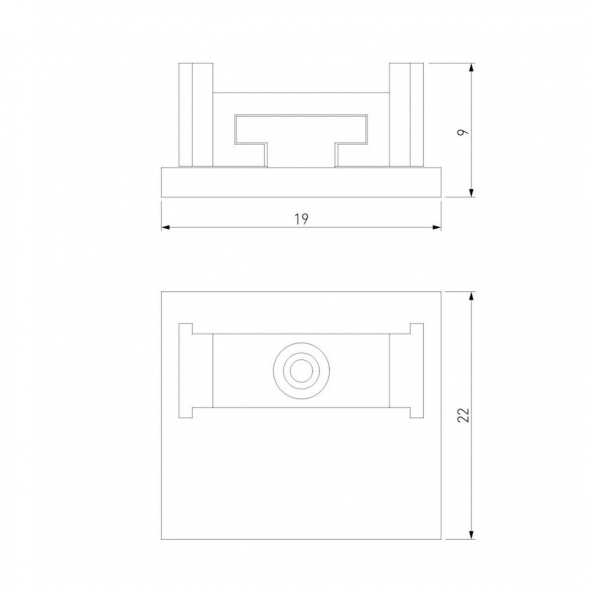 Заглушка Elektrostandard для накладного шинопровода Titan Line Magnetic 85230/00 (2 шт.) a069724