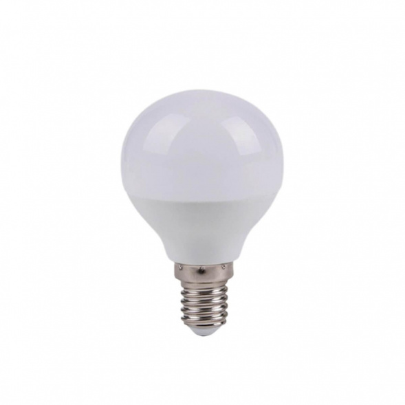 Лампа светодиодная Elvan E14 7W 4000К опал E14-7W-4000К-P45