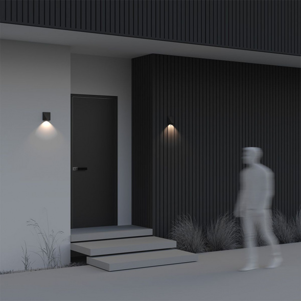 Уличный настенный светодиодный светильник Maytoni Beekman O577WL-L5B