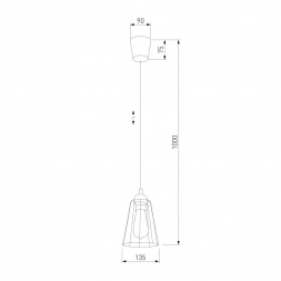 Подвесной светильник TK Lighting 1641 Galaxy 1
