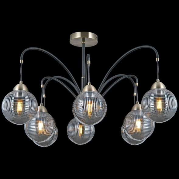 Потолочный светильник ILLUMICO IL0433-8PSQ-79 BK AB