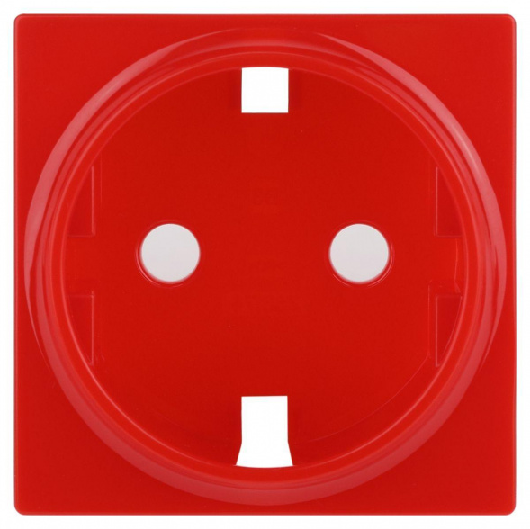 Лицевая панель ЭРА розетки красный 12-6301-23 Б0052668
