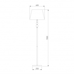 Торшер Eurosvet Sortino 01072/1 золото
