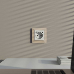 Рамка Werkel Acrylic на 1 пост айвори W0012743 4690389186271