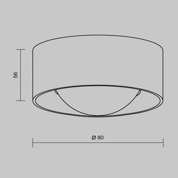 Потолочный светильник Maytoni Outdoor O498CL-L7B3K