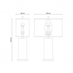 Настольная лампа Lucia Tucci Harrods T936.1