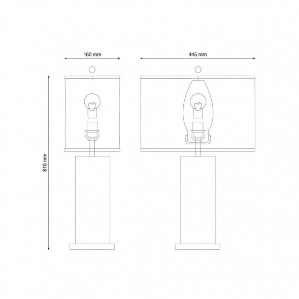 Настольная лампа Lucia Tucci Harrods T936.1