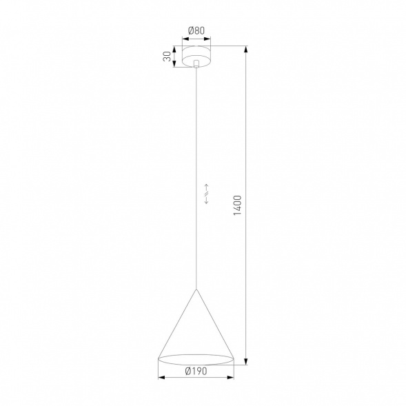 Подвесной светильник TK Lighting 10074 Cono