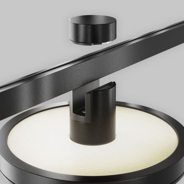 Трековый светодиодный светильник Maytoni Flarity Plato TR152-1-7W4K-B