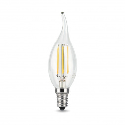 Лампа светодиодная Gauss E14 5W 2700K прозрачная 104801105