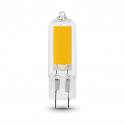 Лампа светодиодная Gauss G4 4.5W 3000K прозрачная 107807104
