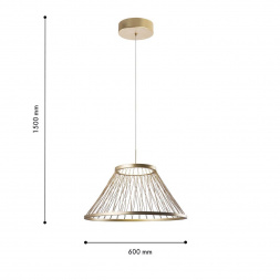 Подвесной светодиодный светильник Favourite Fibra 4634-6P