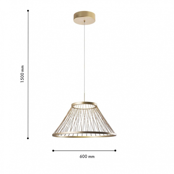 Подвесной светодиодный светильник Favourite Fibra 4634-6P