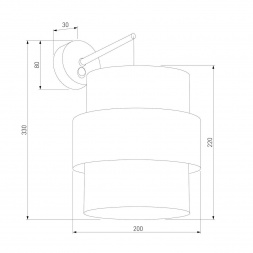 Бра TK Lighting 5095 5956 Calisto White