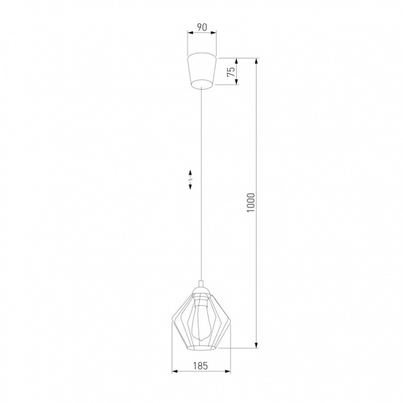 Подвесной светильник TK Lighting 1642 Galaxy 1