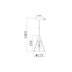 Подвесной светильник Vele Luce Storm VL6136P01