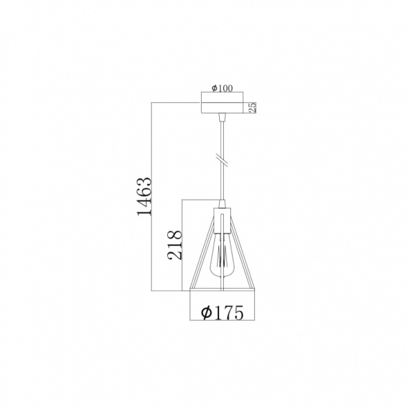 Подвесной светильник Vele Luce Storm VL6136P01